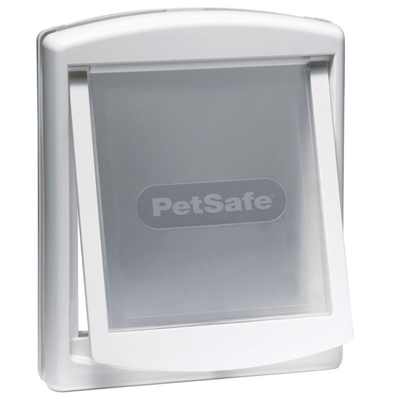 Hundeklappe Gross Weiss / Transparent bis 45KG